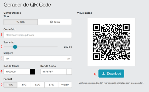 Como posso criar um código QR estático gratuitamente?